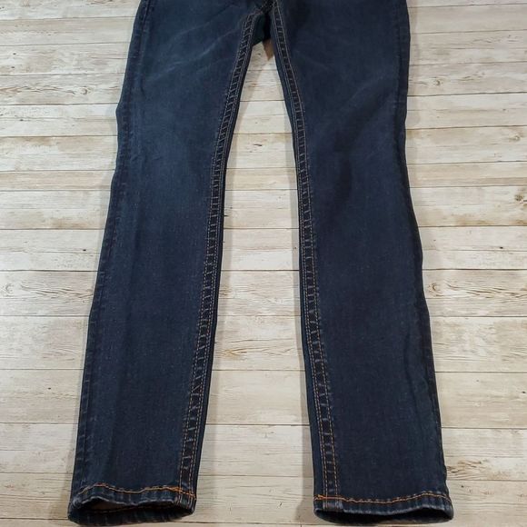 MEK DNM Denim Kazan Legging Jegging Dark Wash 27/32 - Picture 3 of 8
